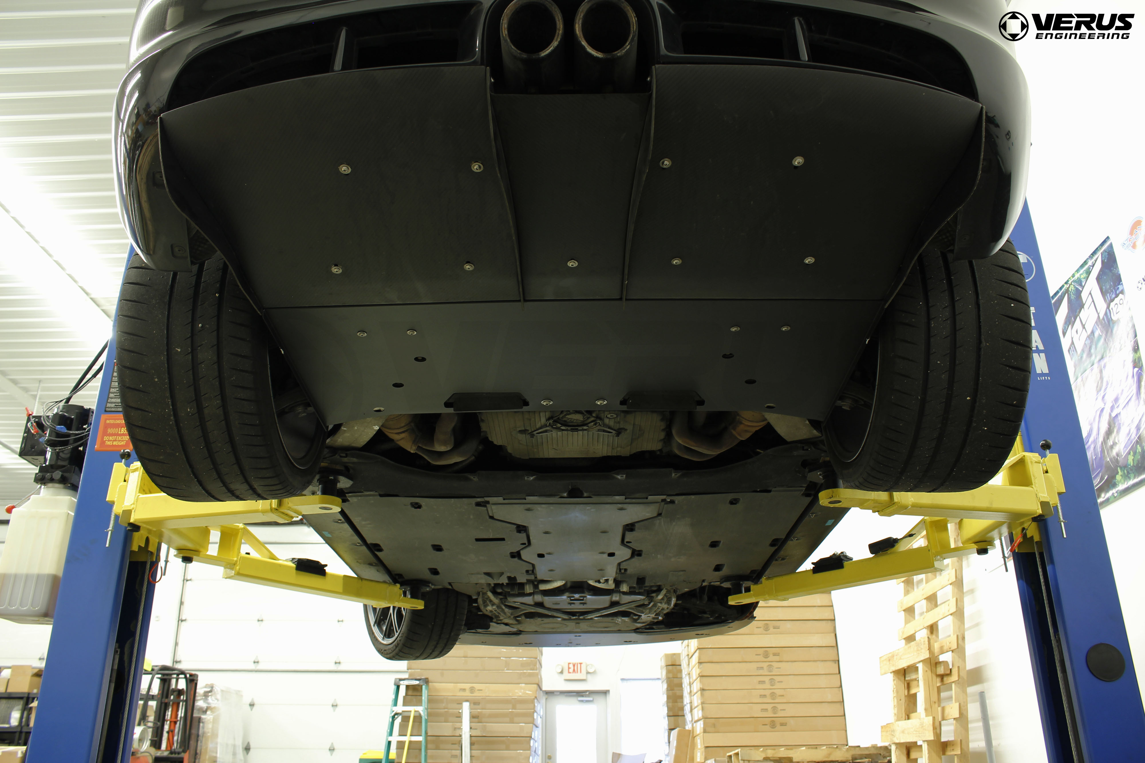 Flat Underbody Cover Kit Porsche 987 Cayman Verus Engineering